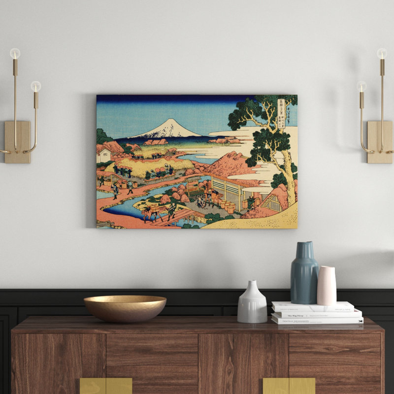 Hokusai - Wrapped Canvas Painting, 60cm H x 90cm W x 1.8cm D