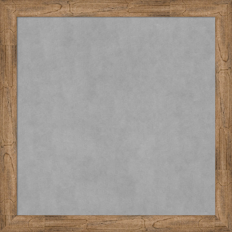 Tableau magnétique à cadre étroit Owl Brown, 28" H x 28" W