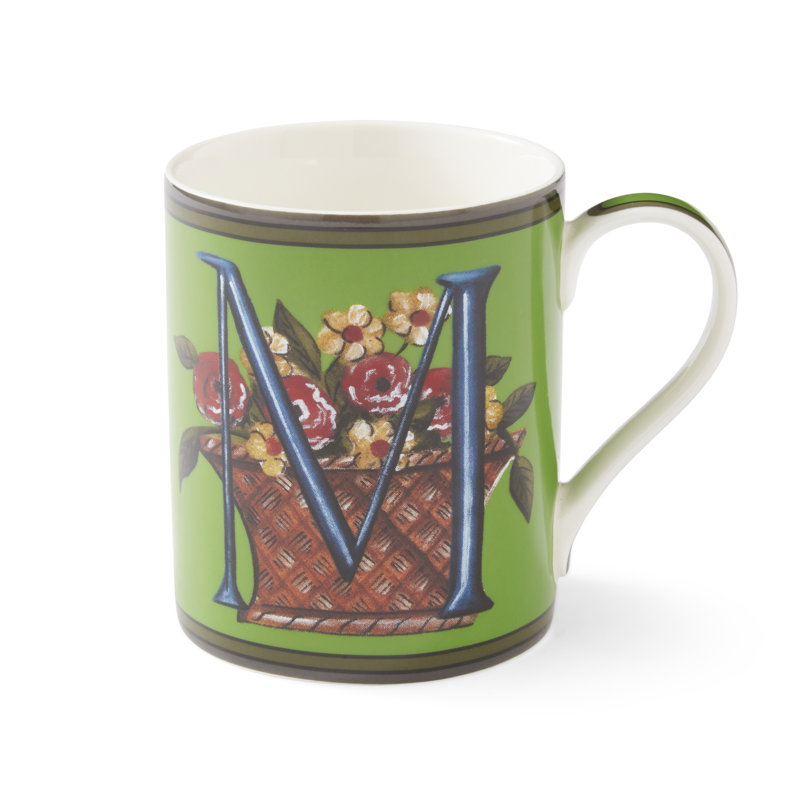 12 Oz Alphabet Mug –, M