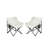 2PCS Outdoor Camping Chairs Folding/Portable, Carry Bag ,Beige, Chair-453495146