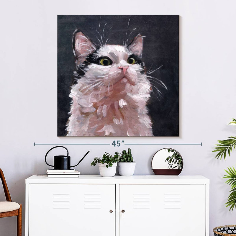 Brampt Kitty, 33" H x 33" W