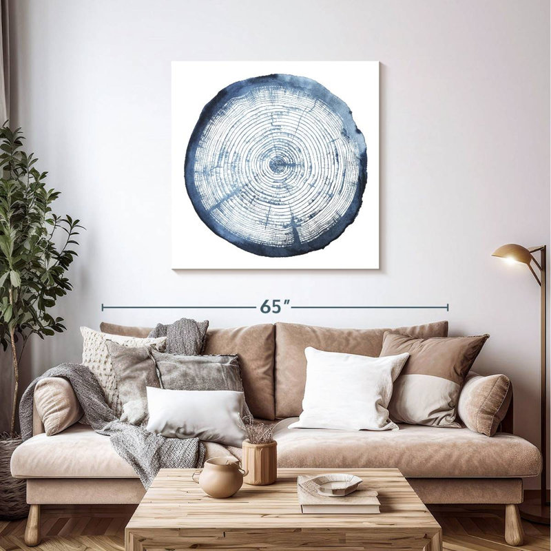 Avery Tree Ring Overlay I, 39" H x 39" W
