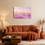 Ensemble de 1 tableau sur toile tendue « Flower Power Meets City Lights »-1780029250