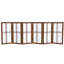 26" Desktop Double Cross Shoji Screen 4 Panel Room Divider-1330242341-1245562397