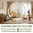 Tempered Glass and Aluminum Alloy Framed Decorative Wall Mirror-1225730314-1225730358