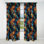 Motif cachemire céleste I - motif floral - rideau occultant - 1 panneau