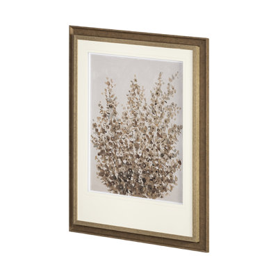 «Rustic Wildflowers I» par Tim Ottoole, reproduction d'art encadrée sous verre