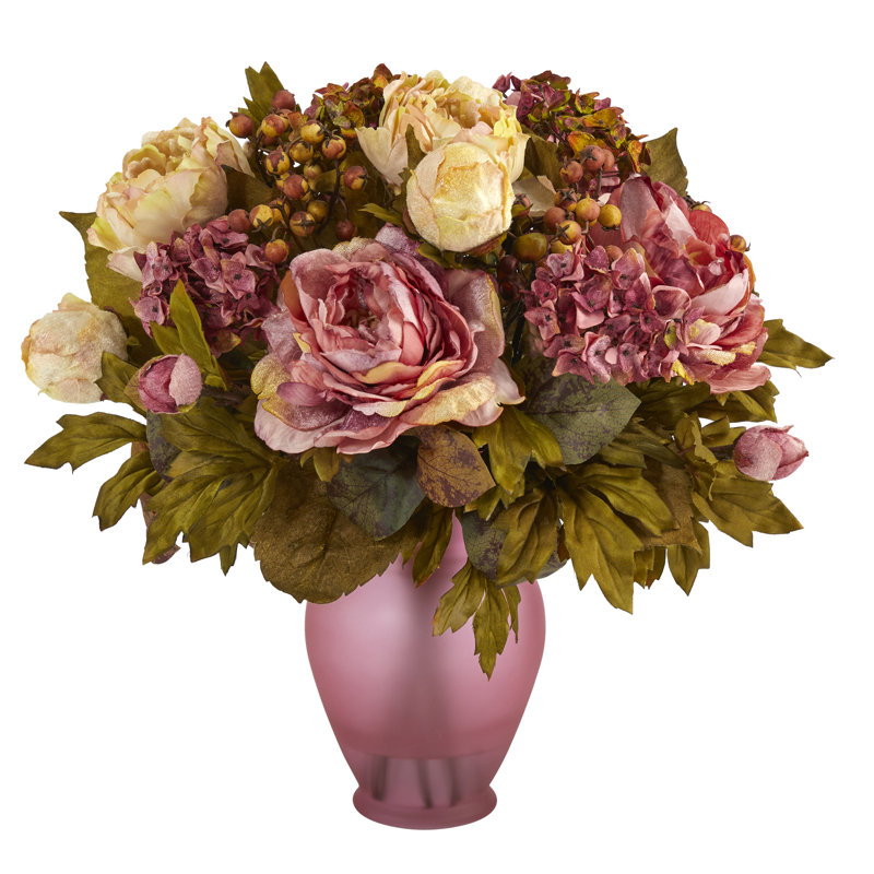 Peony Arrangement in Vase