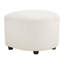 Fauteuil pivotant rembourré avec repose-pieds Bobbi-120869769
