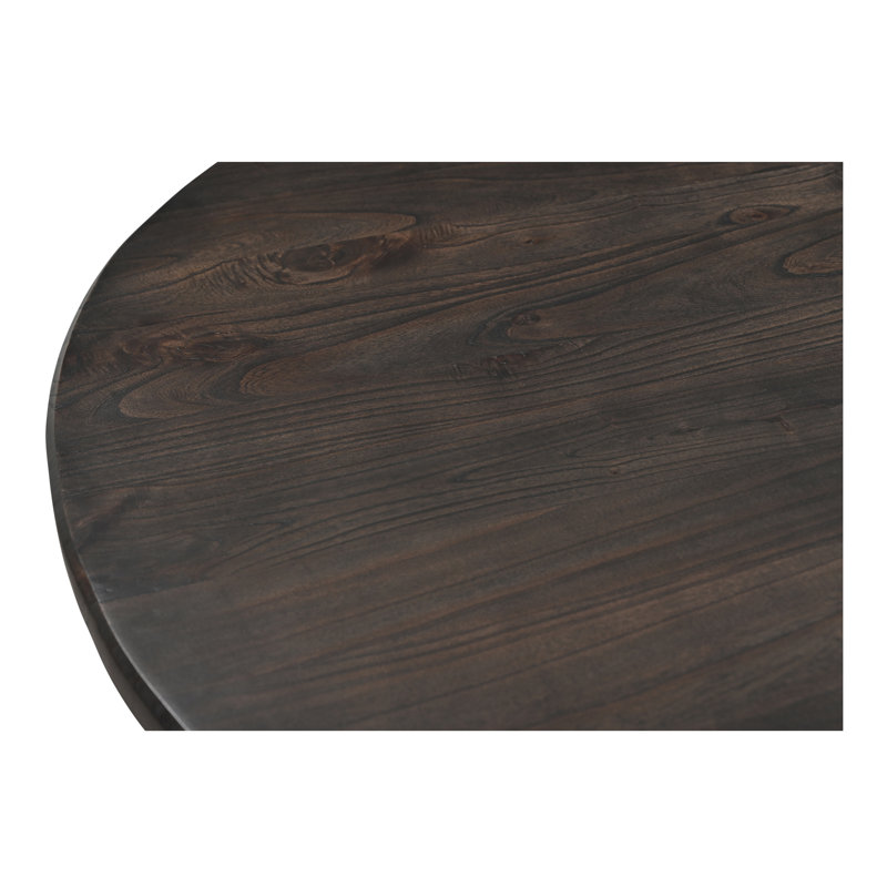 Glenn Round Dining Table Dark Brown