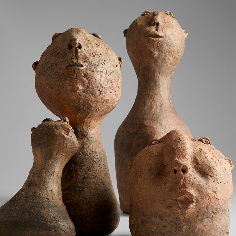 Pensive Java Decorative Sculpture