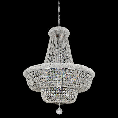 Lustre Napoli en chrome / transparent Allegri