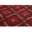 Tapis décoratif en laine rouge noué à la main 3 pi 6 po x 6 pi 4 po one-of-a-kind Bihter