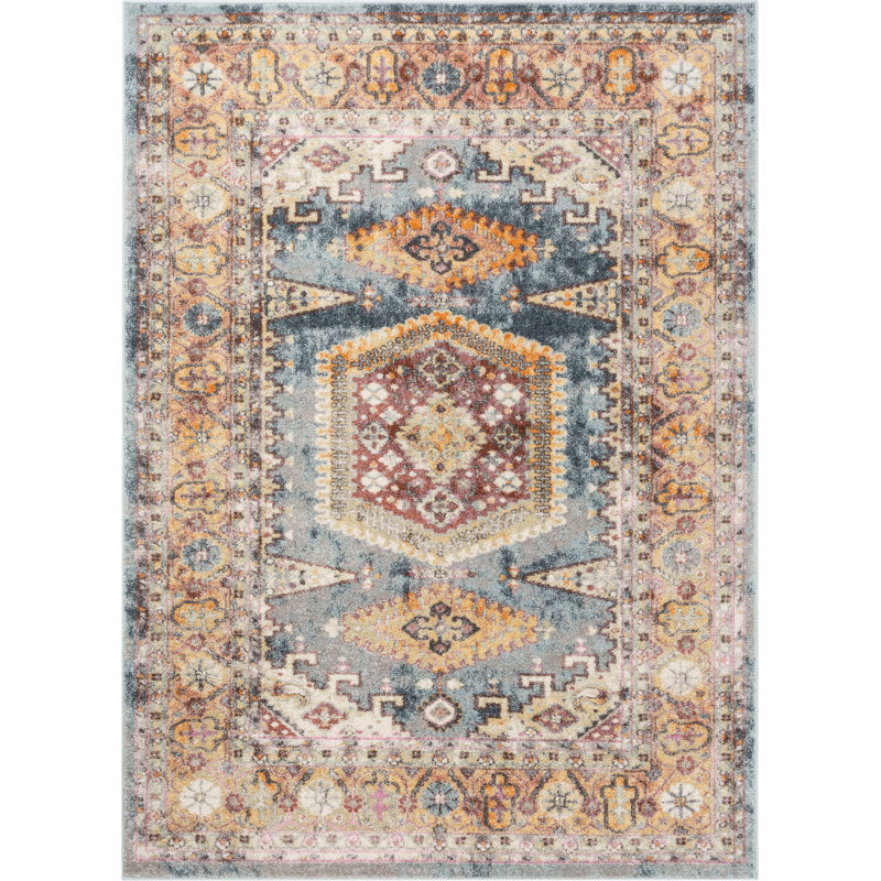 Rodeo Southwestern Synthetic Area Rug, Rectangle 120 x 160cm