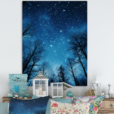 Blue Starry night sky - Sky Wall Art