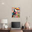 «Whimsical Toucan», art mural abstrait tropical par Art Remedy-104344949-104344953