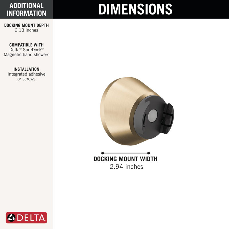 SureDock Magnetic Docking Mount, Champagne Bronze