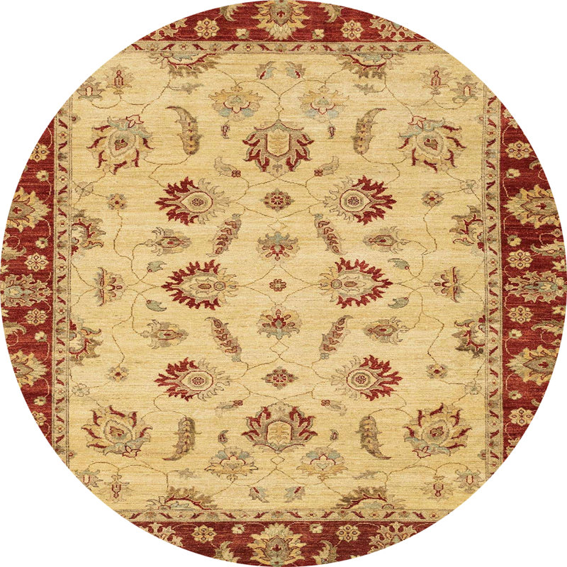 Abstract Indoor Rug, Round 3'