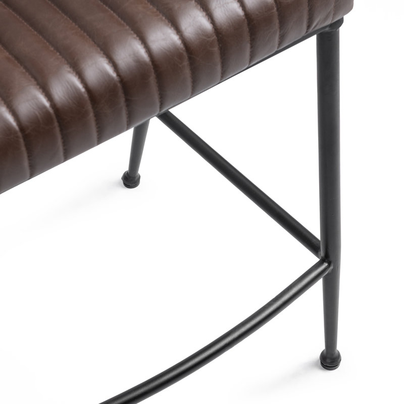 Tabouret de comptoir en cuir Umbria, 26
