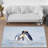 Handcrafted With Pile Soft Type Printed Rug Featuring a Vibrant Floral Pattern Perfect for Enhancing Your Living Room or Bedroom Decor-1244927594