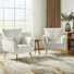 Fauteuil touffeté en polyester de 79,38 cm de large Toulouse