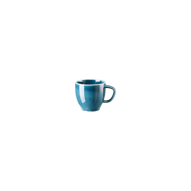 Junto Handmade Porcelain Espresso Cup, Ocean Blue