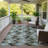 Machine Washable Indoor/Outdoor Chantille ACN2481 Abstract Rug-487826010-487826085