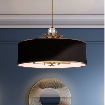 Luminaire suspendu tambour 1 lumière