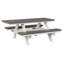 Outdoor Rectangular Picnic Table-1865777875-1865777873