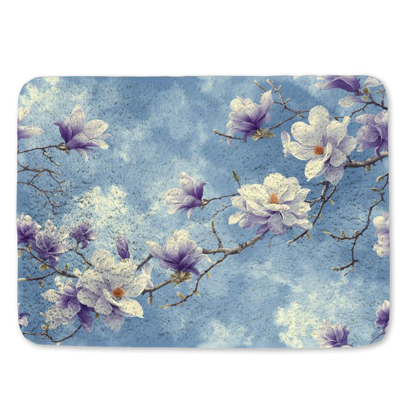 Tapis de bain Magnolia Flora, L 17 po x L 24 po