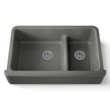 Whitehaven® 36" L x 22" W Double Basin Farmhouse Kitchen Sink