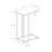 Living Room Side Table - Black Metal, Laminate Surface Office , Laminate, Stable