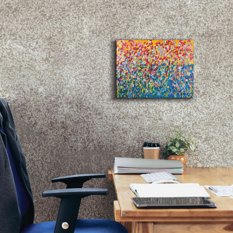 'Happiness' by Roey Ebert, Giclee Canvas Wall Art, 12" H x 16" W x 0.75" D