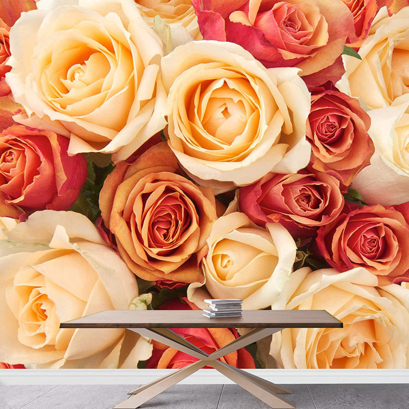 Élégante fleur rose M16, L 66 po x l 96 po