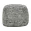 Shades 18" Recycled Fabric Indoor Outdoor Pouf, Gray-883832351