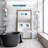 Steel Freestanding Over the Toilet Storage-845653012