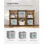 6 Pair Stackable Shoe Storage Cabinet