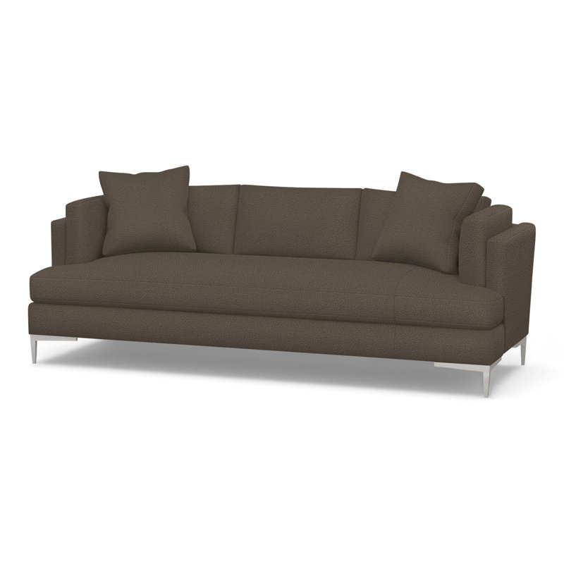Aiden Upholstered 90.5'' Sofa, Stainless Steel, Perigold Pierson Mink