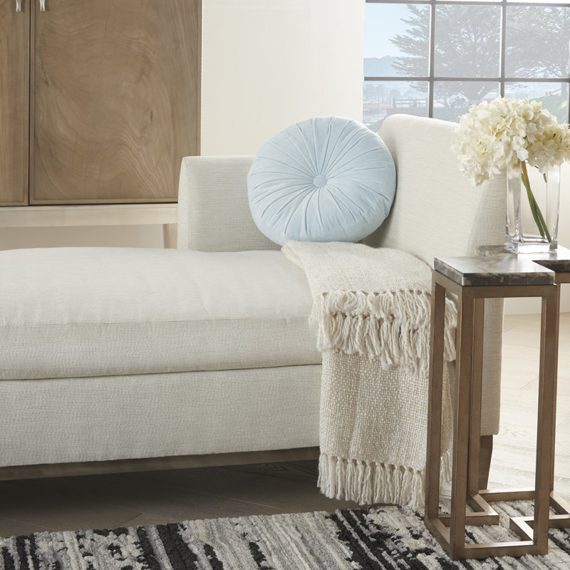  Round Pillow Cover and Insert, Sky