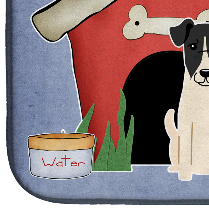 Tapis de séchage terrier fox house smooth