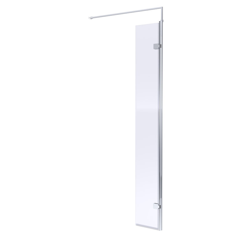 322 mm W Walk In Semi-Frameless Wet Room Glass Screens