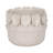 Stylish Ceramic Indoor Planter with Sculptural Heart Detail - Glossy Decorative Accent Pot for Modern Flower Pots - Textured Outdoor Planters and Home Garden Decor-453352069-453352068