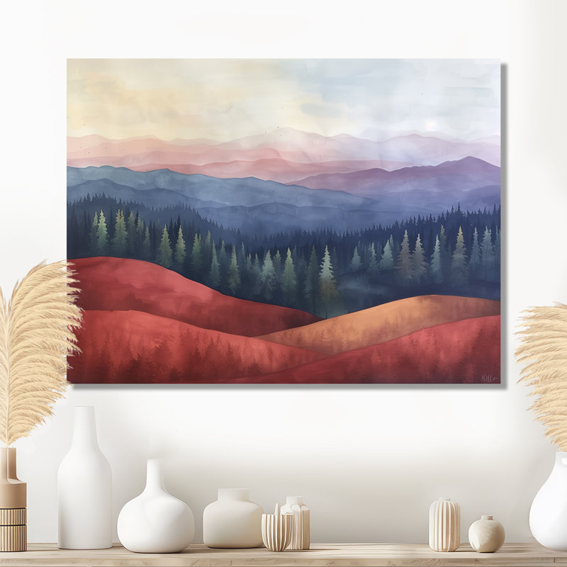 Christner - campagne, impression d'art mural, Sans cadre, métal, H 12 po x l 20 po