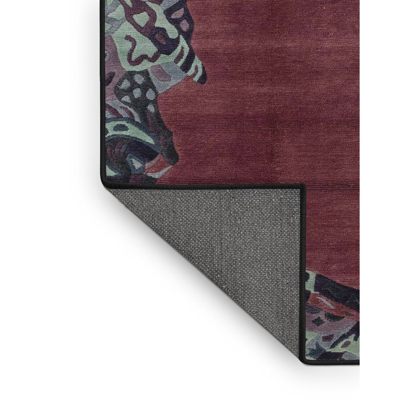 Tapis abstrait moderne 1960, Rectangle 2 pi x 5 pi