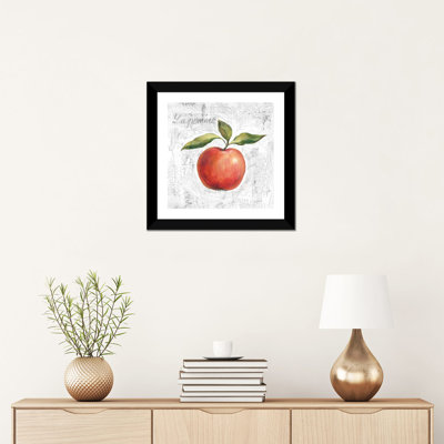 " La Pomme On White " by Silvia Vassileva