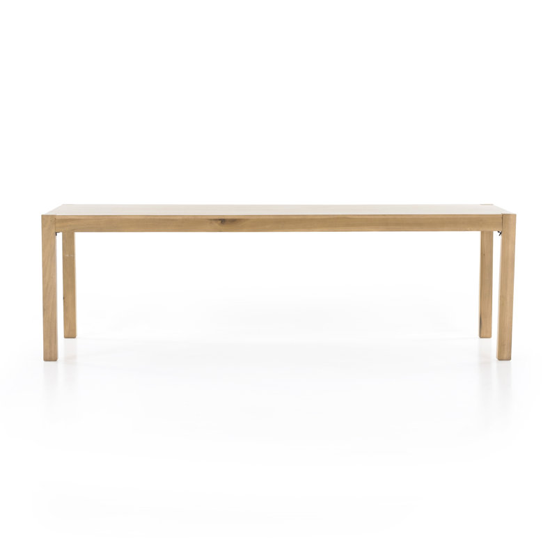 Isador Solid Wood Dining Table, Dry Wash Poplar, 30" H x 96" L x 42" W