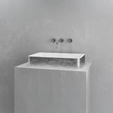 Vast Studio Aged Rectangular Countertop Bathroom Sink