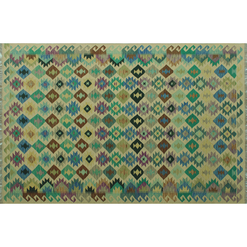 Benge Wool Geometric Indoor Rug