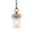 1 - Light Gunmetal Bronze Shaded Pendant