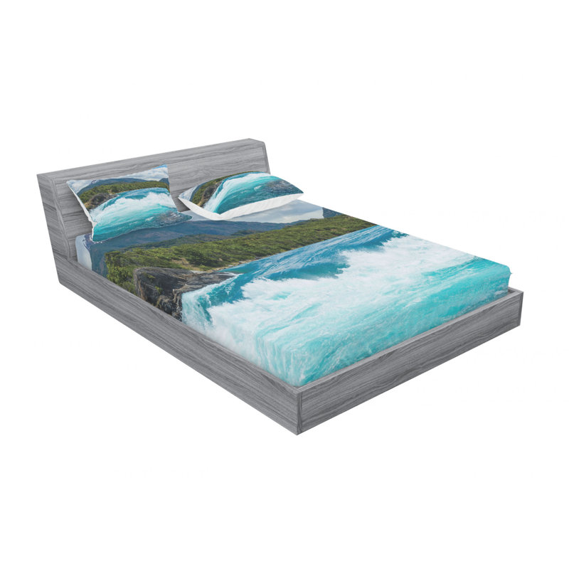 Microfiber Sheet Set, Queen Sheet Set with Fitted Sheet